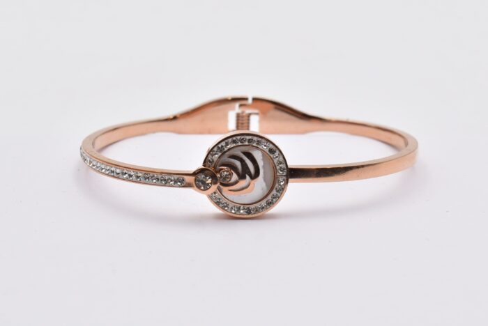 Ατσάλινο Βραχιόλι – Χειροπέδα Επιχρυσωμένη με Μάτι & Ποικιλία Στοιχείων - Image 26