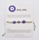 Βραχιόλι Καλοτυχίας με Φυσικές Πέτρες & Μάτι - Image 37