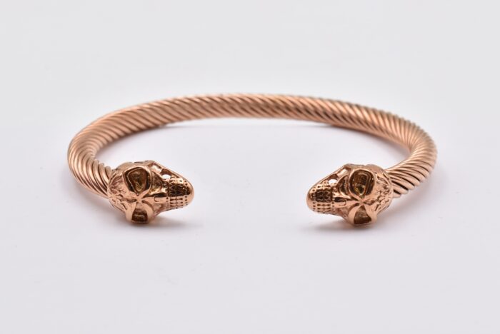 Ατσάλινο Βραχιόλι – Χειροπέδα Επιχρυσωμένη με Μάτι & Ποικιλία Στοιχείων - Image 27