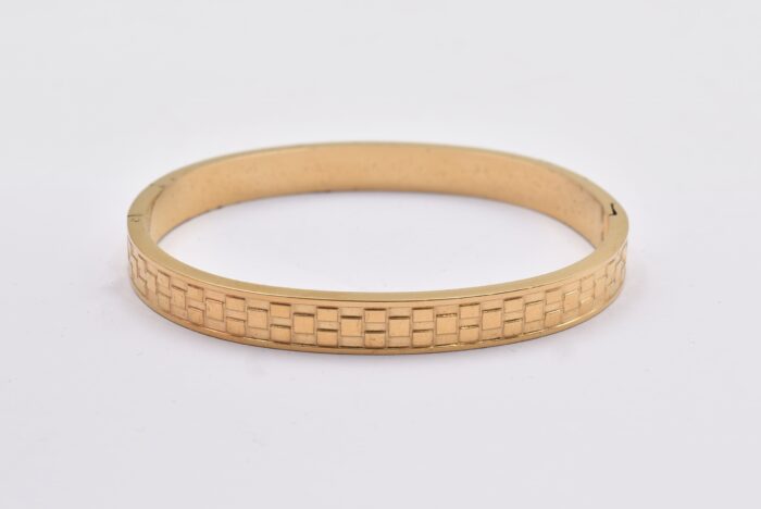 Ατσάλινο Βραχιόλι – Χειροπέδα Επιχρυσωμένη με Μάτι & Ποικιλία Στοιχείων - Image 29