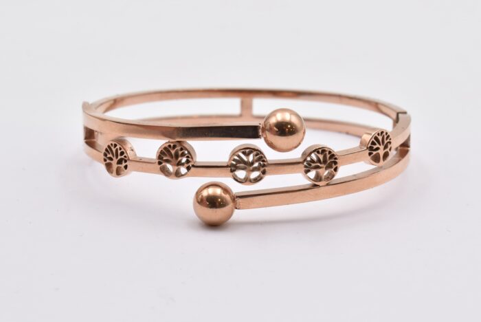 Ατσάλινο Βραχιόλι – Χειροπέδα Επιχρυσωμένη με Μάτι & Ποικιλία Στοιχείων - Image 30