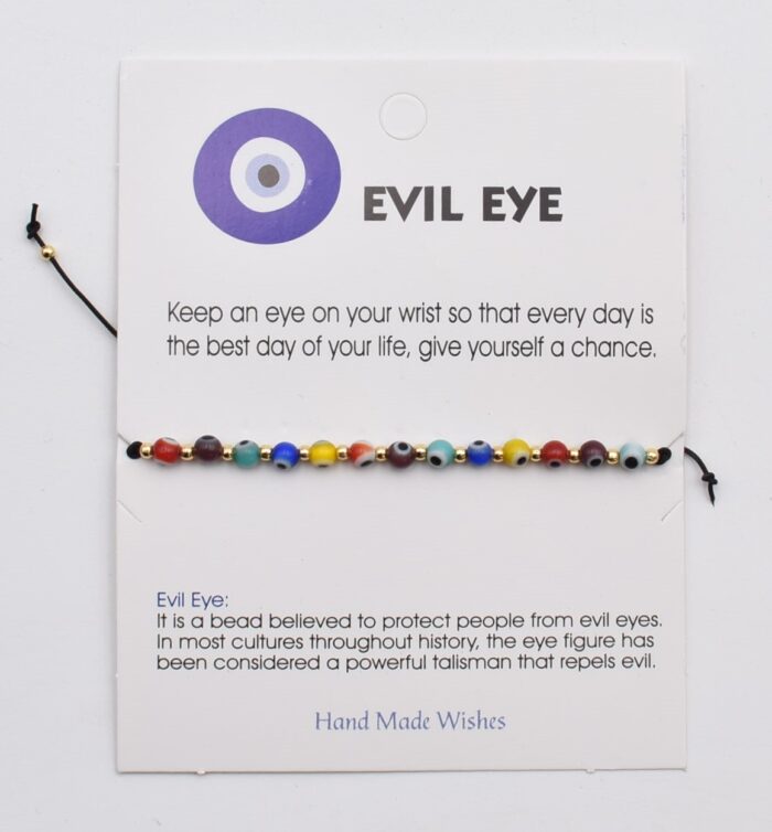 Βραχιόλι Καλοτυχίας με Φυσικές Πέτρες & Μάτι - Image 40