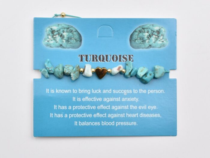 Βραχιόλι Καλοτυχίας με Φυσικές Πέτρες & Μάτι - Image 5