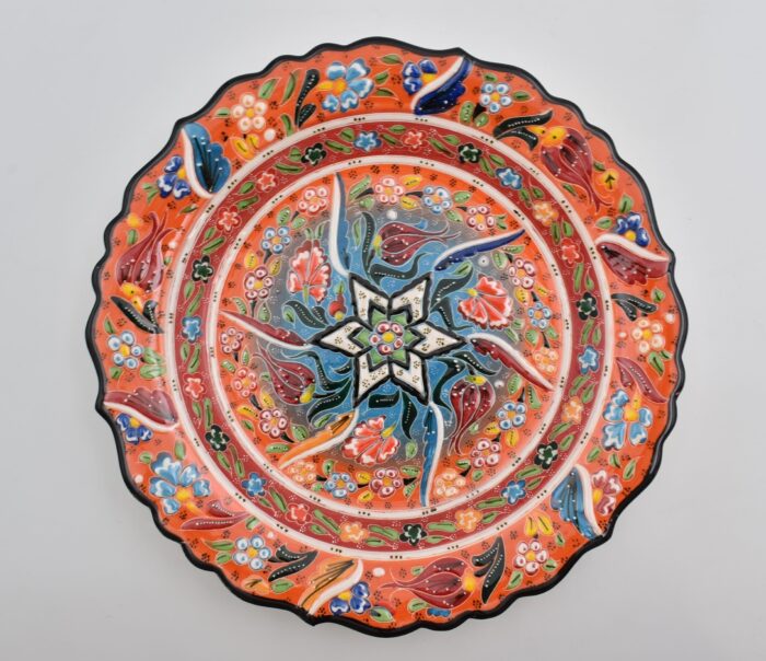 Κεραμικό Πιάτο με Ανάγλυφα Μοτίβα - Image 5