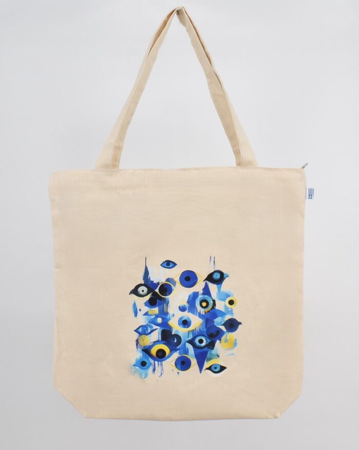 Τσάντα Καμβά με Τύπωμα - Image 4