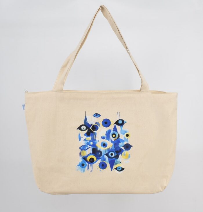 Τσάντα Καμβά με Τύπωμα - Image 4