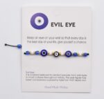 Βραχιόλι Καλοτυχίας με Φυσικές Πέτρες & Μάτι - Image 41