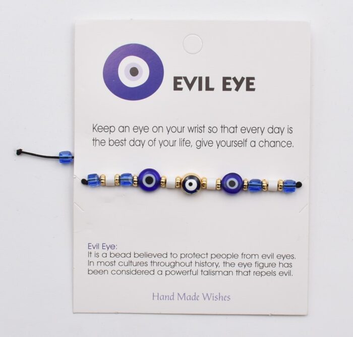 Βραχιόλι Καλοτυχίας με Φυσικές Πέτρες & Μάτι - Image 41