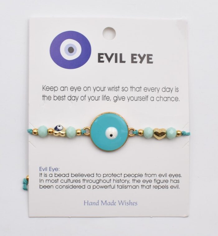 Βραχιόλι Καλοτυχίας με Φυσικές Πέτρες & Μάτι - Image 42