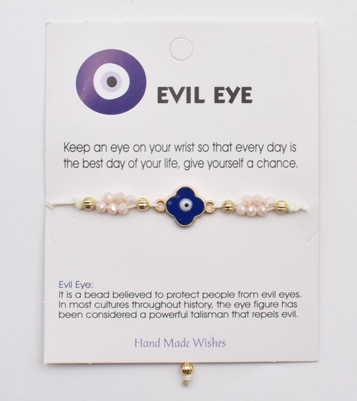 Βραχιόλι Καλοτυχίας με Φυσικές Πέτρες & Μάτι - Image 49