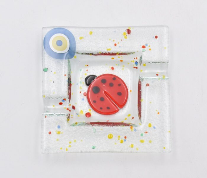 Σταχτοδοχείο Φυσητό Γυαλί Διάφορα Σχέδια - Image 2