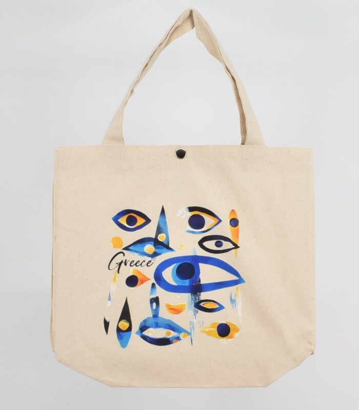 Τσάντα Καμβά με Τύπωμα - Image 5