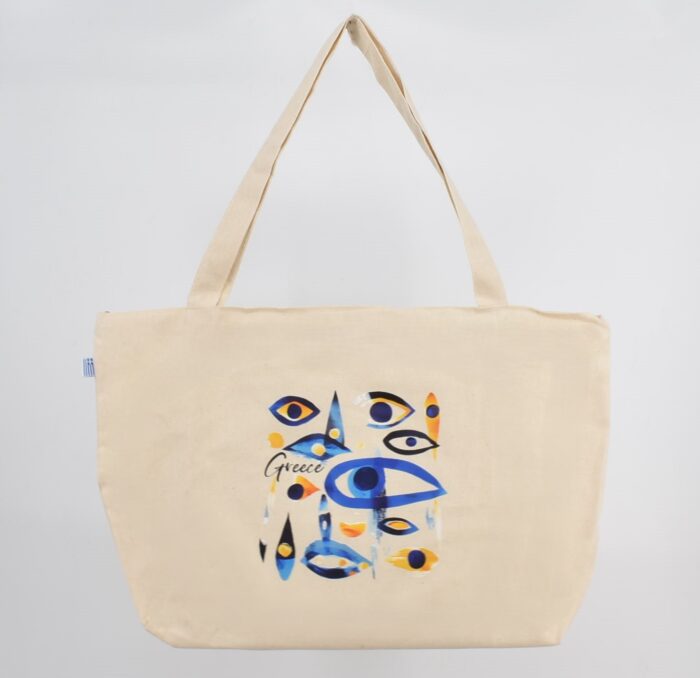 Τσάντα Καμβά με Τύπωμα - Image 5