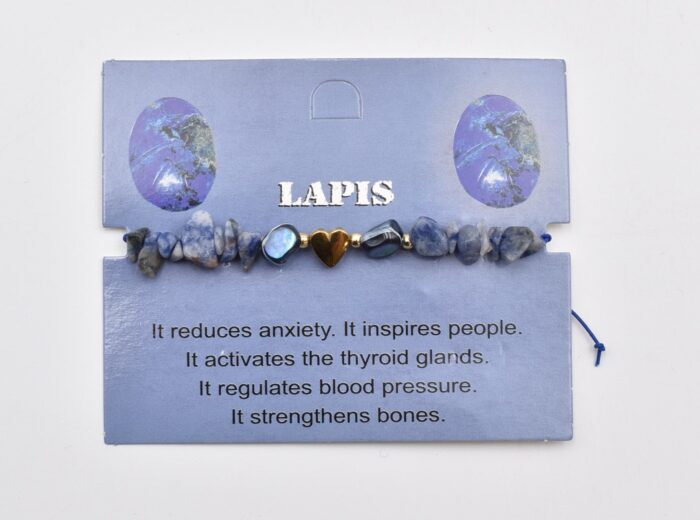 Βραχιόλι Καλοτυχίας με Φυσικές Πέτρες & Μάτι - Image 6