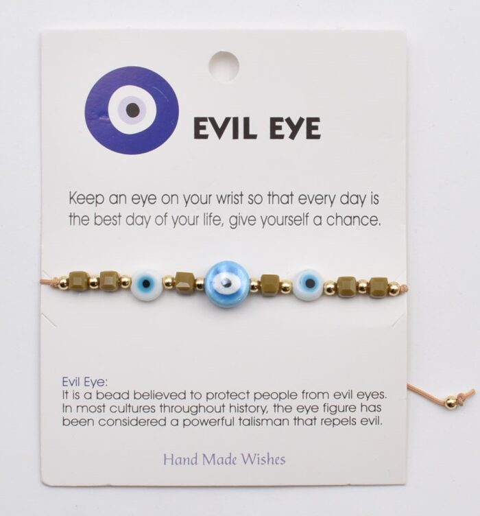 Βραχιόλι Καλοτυχίας με Φυσικές Πέτρες & Μάτι - Image 52