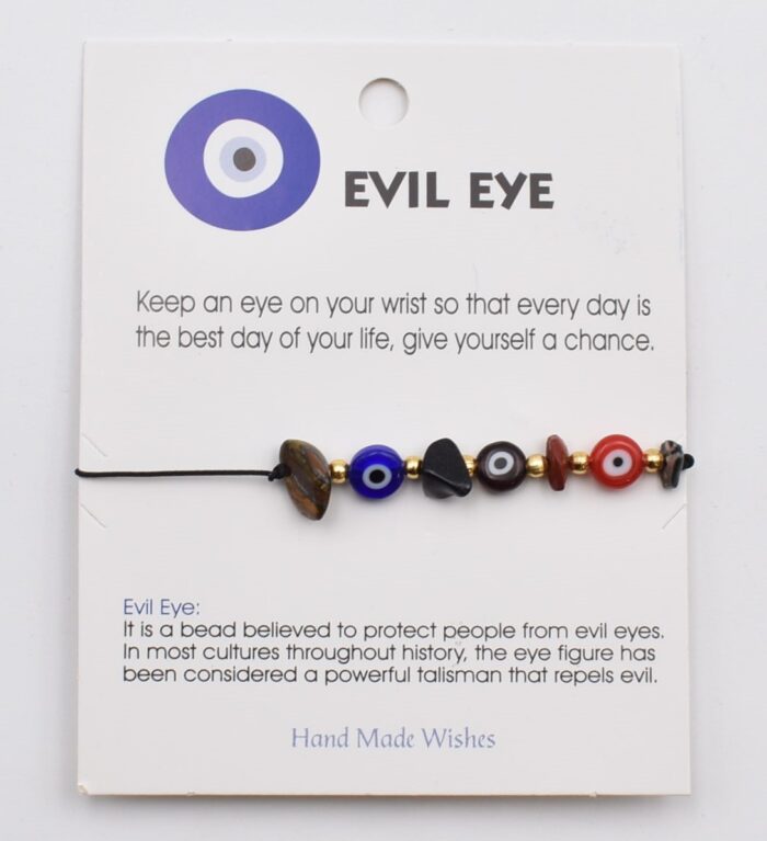 Βραχιόλι Καλοτυχίας με Φυσικές Πέτρες & Μάτι - Image 53