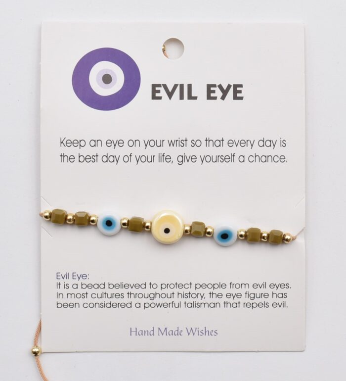 Βραχιόλι Καλοτυχίας με Φυσικές Πέτρες & Μάτι - Image 56