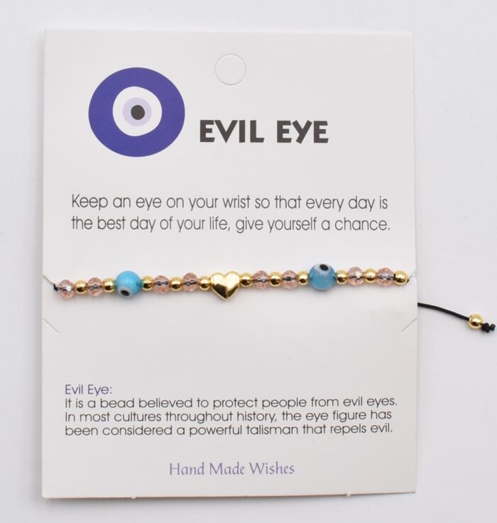 Βραχιόλι Καλοτυχίας με Φυσικές Πέτρες & Μάτι - Image 57