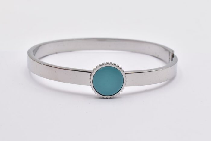 Ατσάλινο Βραχιόλι – Χειροπέδα Επιχρυσωμένη με Μάτι & Ποικιλία Στοιχείων - Image 49