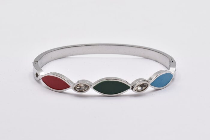 Ατσάλινο Βραχιόλι – Χειροπέδα Επιχρυσωμένη με Μάτι & Ποικιλία Στοιχείων - Image 50