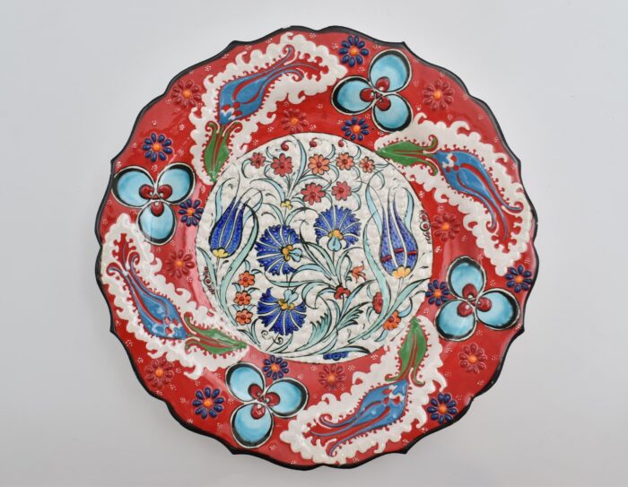 Κεραμικό Πιάτο με Ανάγλυφα Μοτίβα - Image 7