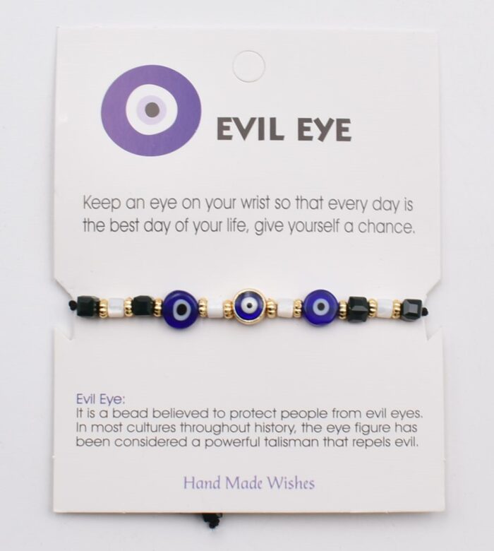 Βραχιόλι Καλοτυχίας με Φυσικές Πέτρες & Μάτι - Image 63