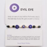 Βραχιόλι Καλοτυχίας με Φυσικές Πέτρες & Μάτι