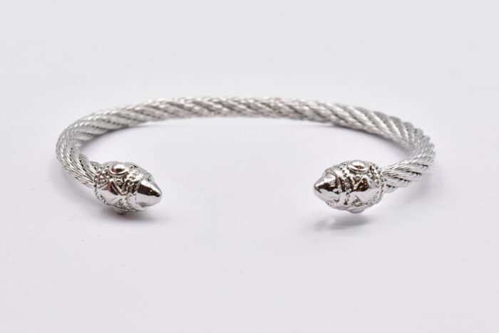 Ατσάλινο Βραχιόλι – Χειροπέδα Επιχρυσωμένη με Μάτι & Ποικιλία Στοιχείων - Image 56