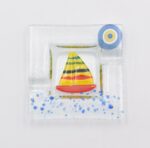 Σταχτοδοχείο Φυσητό Γυαλί Διάφορα Σχέδια