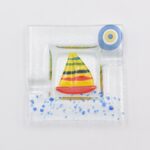 Σταχτοδοχείο Φυσητό Γυαλί Διάφορα Σχέδια