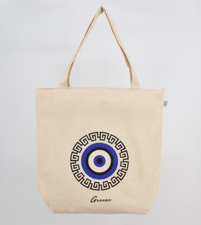 Τσάντα Καμβά με Τύπωμα - Image 6