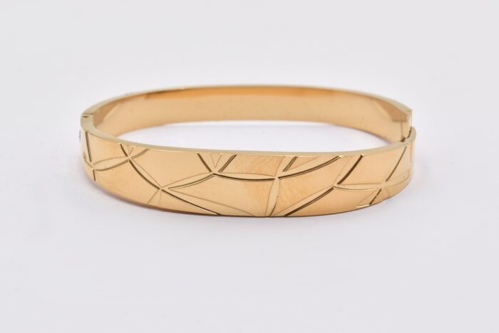 Ατσάλινο Βραχιόλι – Χειροπέδα Επιχρυσωμένη με Μάτι & Ποικιλία Στοιχείων - Image 65