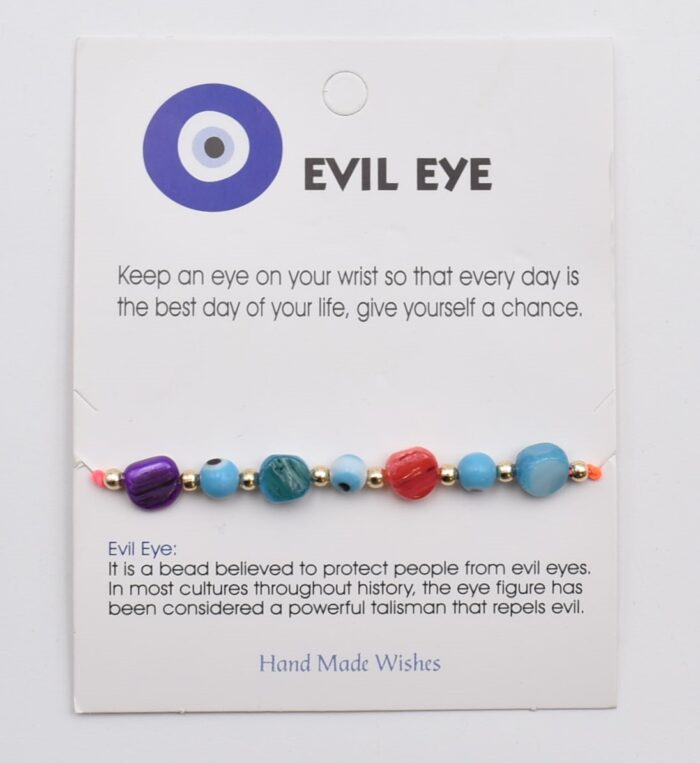 Βραχιόλι Καλοτυχίας με Φυσικές Πέτρες & Μάτι - Image 78