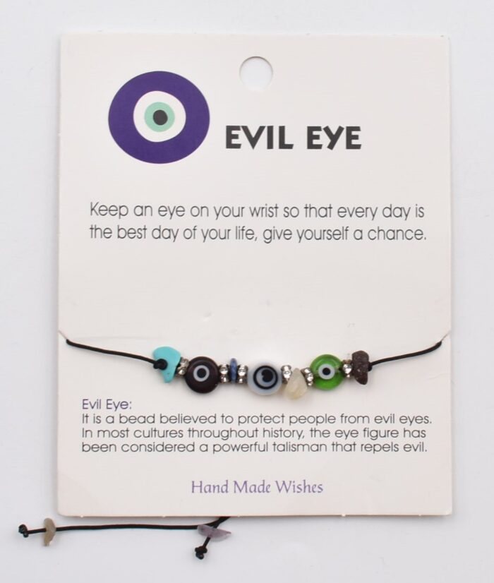 Βραχιόλι Καλοτυχίας με Φυσικές Πέτρες & Μάτι - Image 79