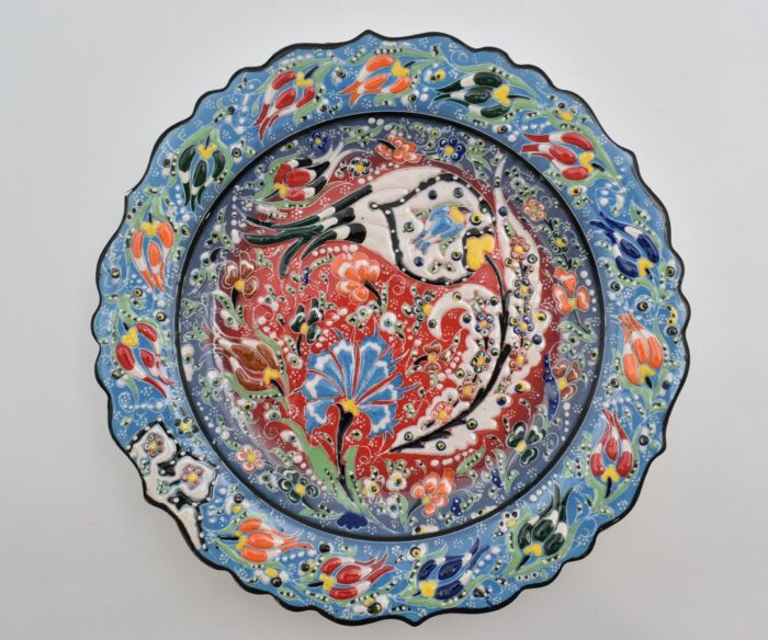 Κεραμικό Πιάτο με Ανάγλυφα Μοτίβα - Image 9