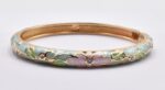 Βραχιόλι – Χειροπέδα με Ανάγλυφο Σμάλτο & Λουλούδια - Image 70