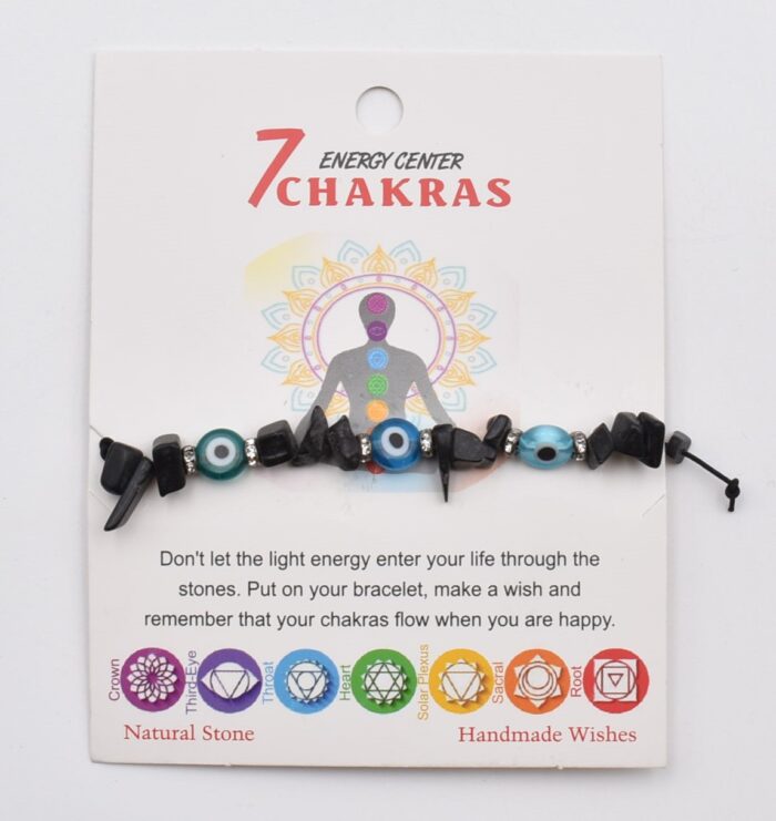 Βραχιόλι Καλοτυχίας με Φυσικές Πέτρες & Μάτι - Image 81