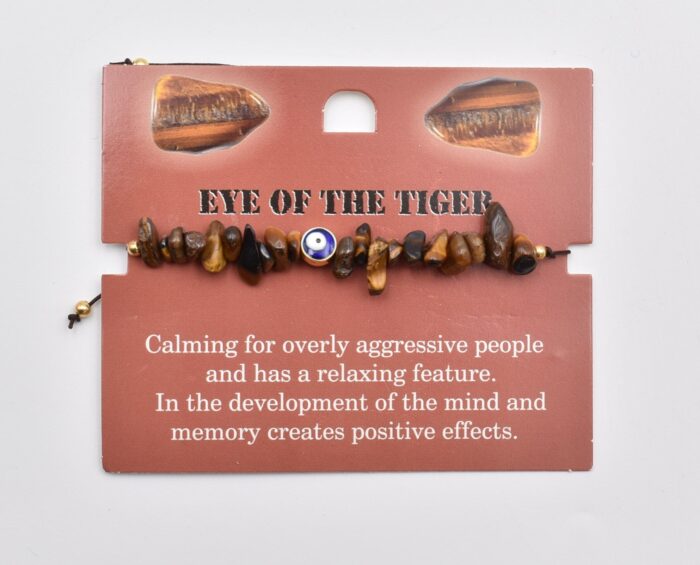 Βραχιόλι Καλοτυχίας με Φυσικές Πέτρες & Μάτι - Image 10