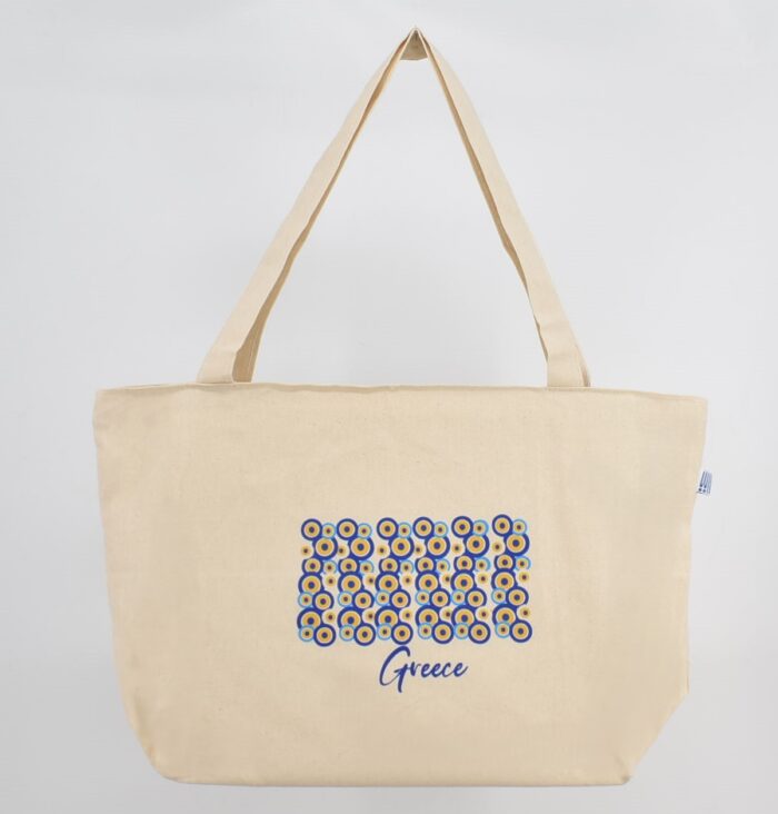 Τσάντα Καμβά με Τύπωμα - Image 9