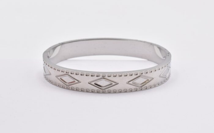 Ατσάλινο Βραχιόλι – Χειροπέδα Επιχρυσωμένη με Μάτι & Ποικιλία Στοιχείων - Image 88