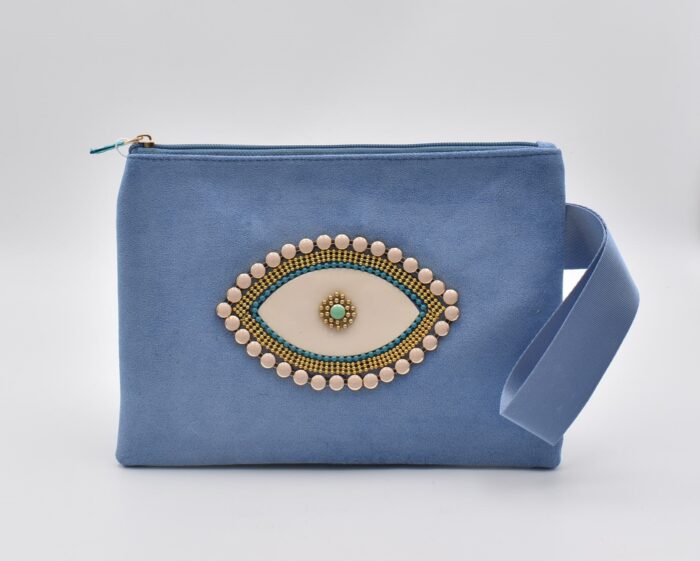 Τσάντα Χειρός – Νεσεσέρ με Σχέδιο Μάτι - Image 2