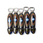 Ξύλινος Φαλλός Ανοιχτήρι Ανάγλυφος Μαύρος με Μάτι