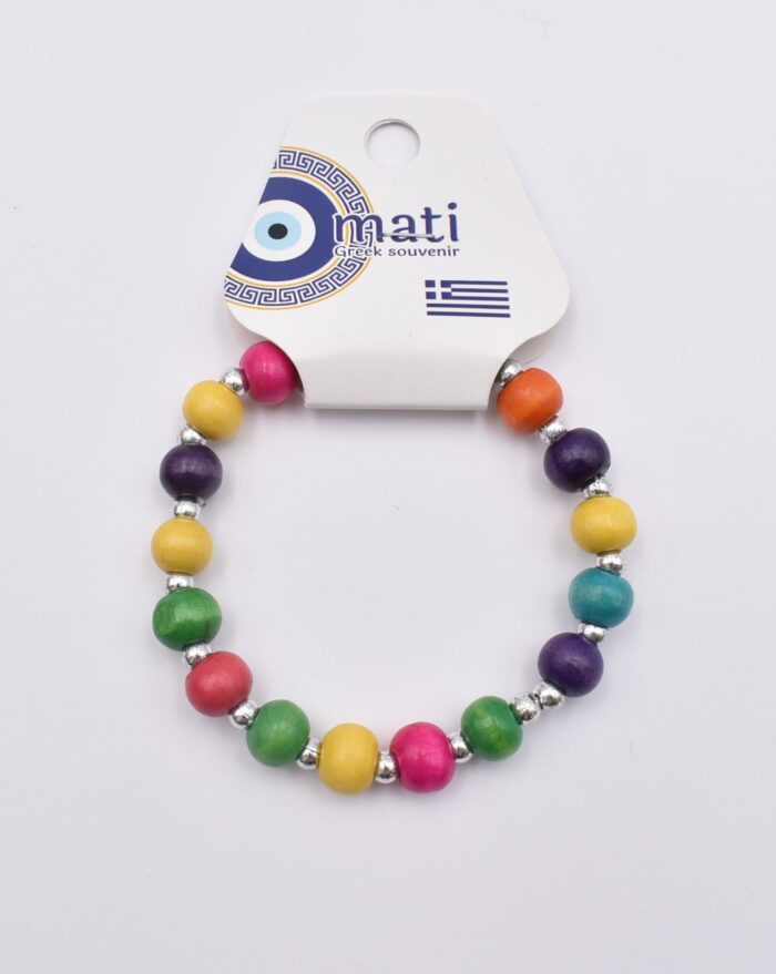 Παιδικό Βραχιόλι με Πολύχρωμες Χάντρες - Image 56