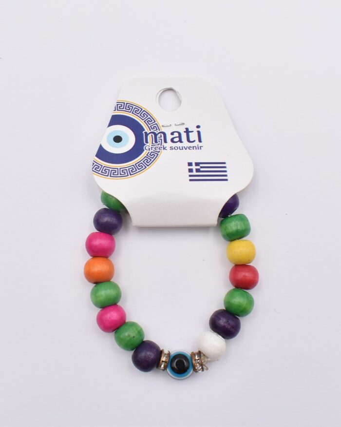 Παιδικό Βραχιόλι με Πολύχρωμες Χάντρες - Image 59