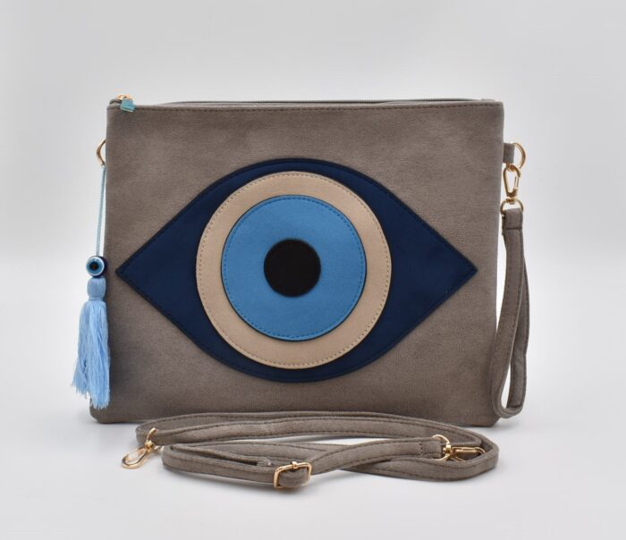 Τσάντα Χειρός – Νεσεσέρ με Σχέδιο Μάτι - Image 6