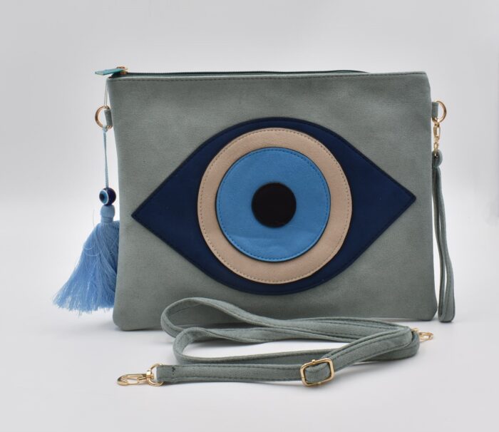 Τσάντα Χειρός – Νεσεσέρ με Σχέδιο Μάτι - Image 8