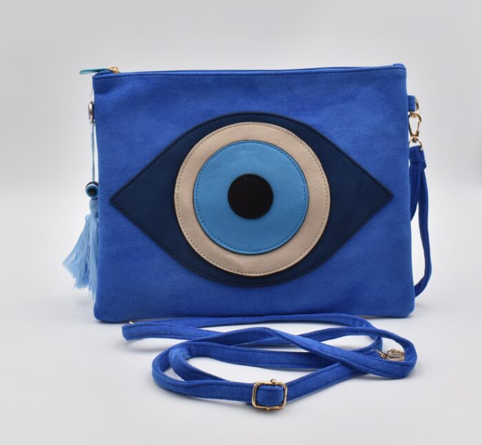 Τσάντα Χειρός – Νεσεσέρ με Σχέδιο Μάτι - Image 9