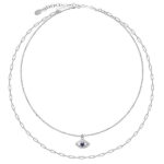 ΚΟΛΙΕ  925 sterling silver jewelry RHODIUM PLATING