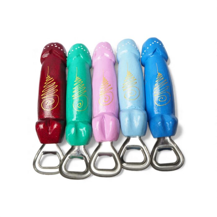 Ξύλινος Φαλλός Ανοιχτήρι Ανάγλυφος  Μάτι - Image 2