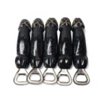 Ξύλινος Φαλλός Ανοιχτήρι Ανάγλυφος Μαύρος με Μάτι - Image 2